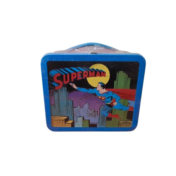 Hallmark Vintage School Days Superman  Collectible Lunch Box Numbered Edition - Picture 1 of 5